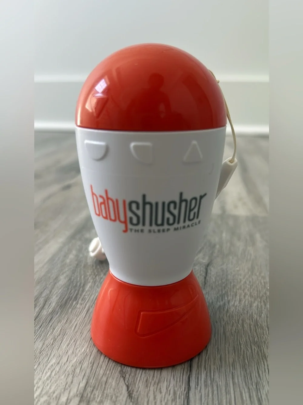Baby Shusher Portable Sleep Soother - White & Coral